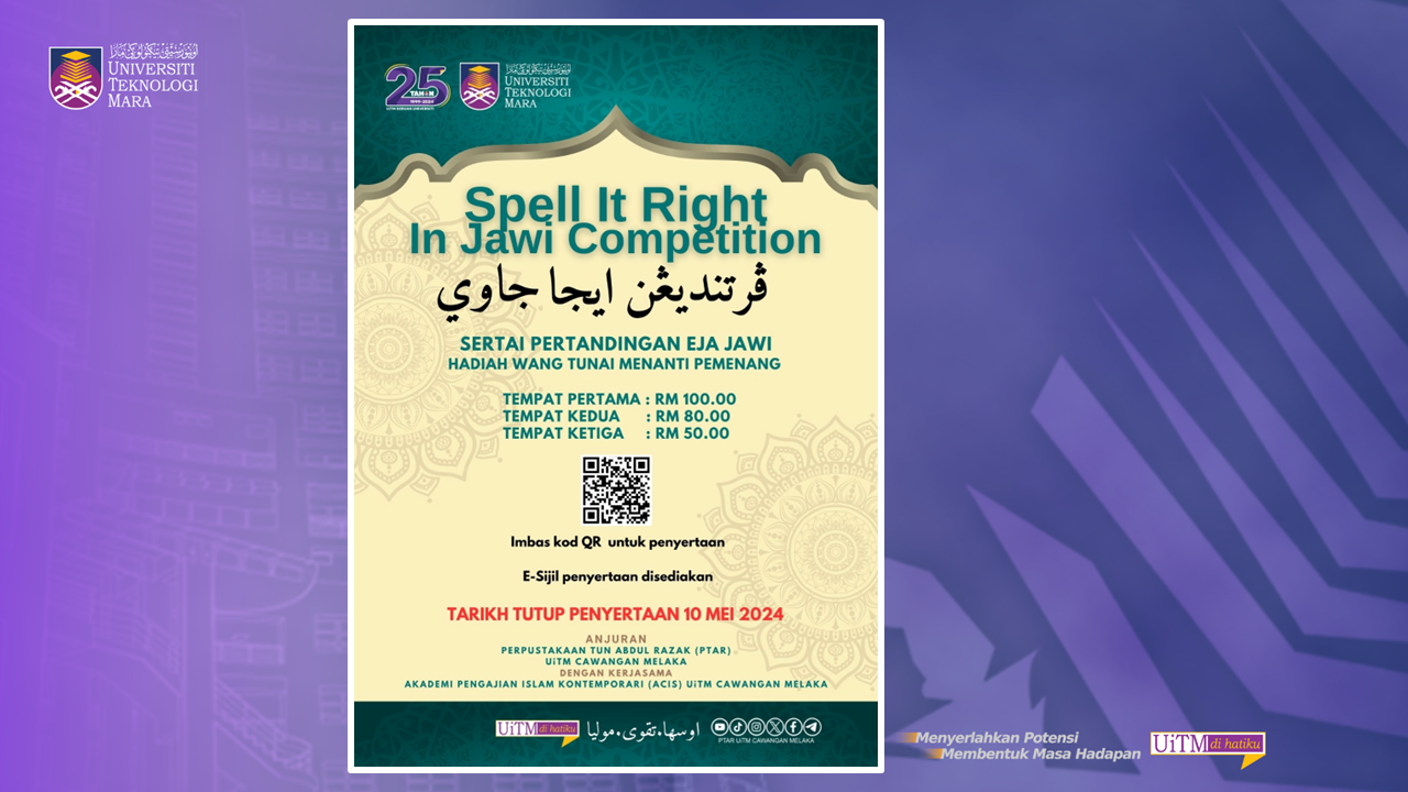 Spell It Right In Jawi Competition 