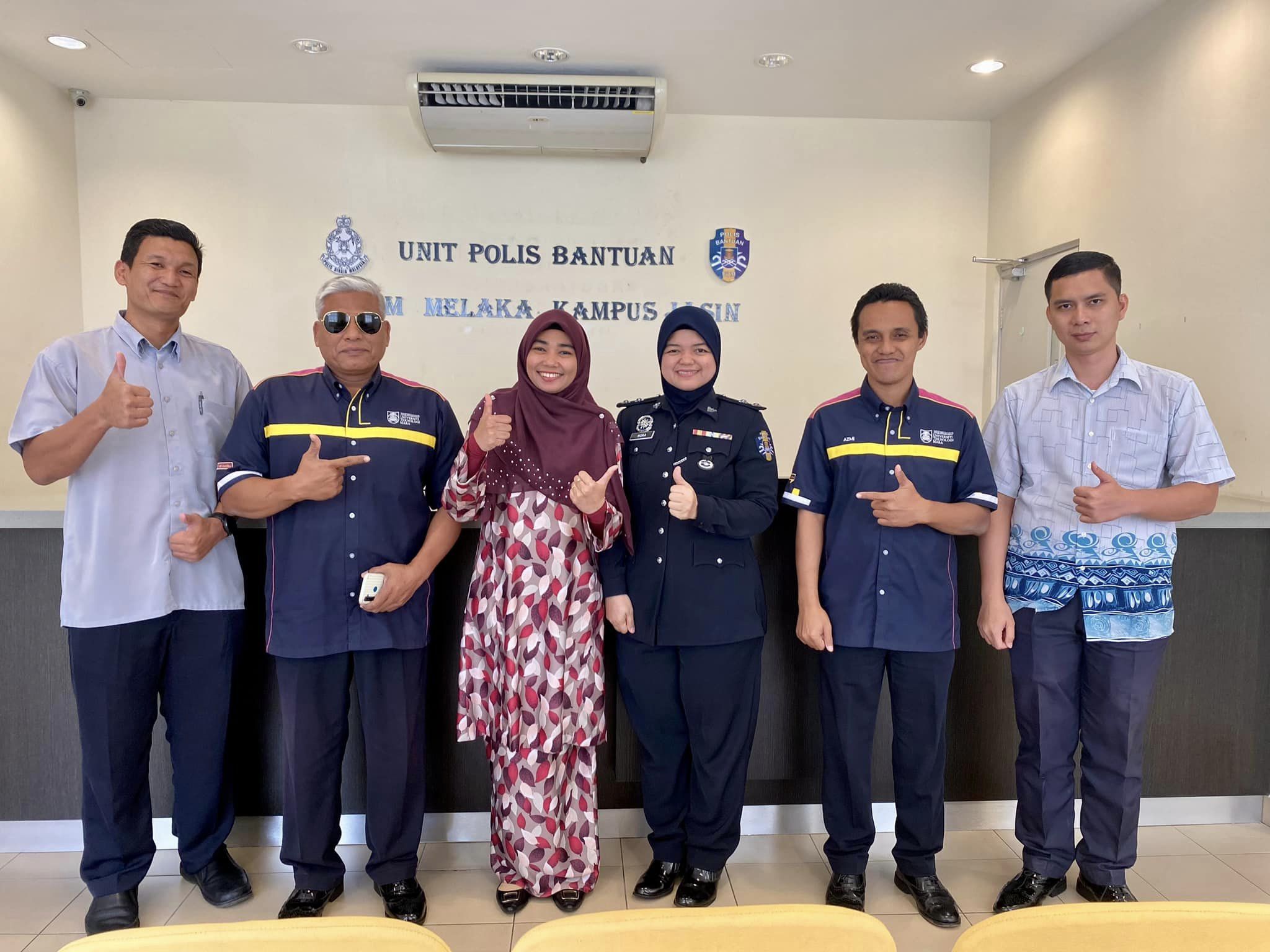 Program Outreach: Taklimat Pengurusan Rekod Universiti Bersama Pejabat Polis Bantuan UiTM Cawangan Melaka Kampus Jasin