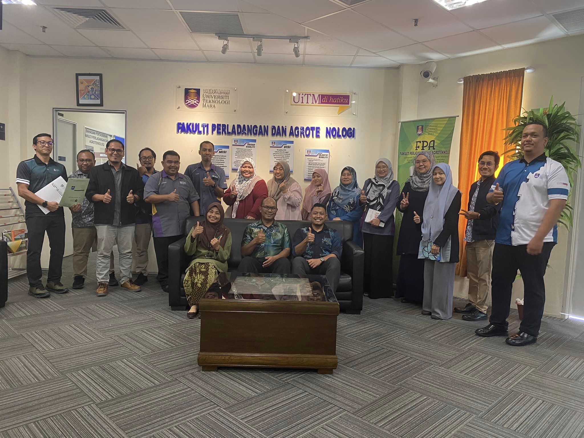 Lawatan Audit Pengurusan Rekod Di Fakulti Perladangan dan Agroteknologi, UiTM Cawangan Melaka Kampus Jasin